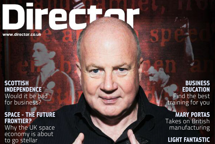 Kevin Roberts on Director Magazine cover